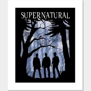 Supernatural Silhouettes Logo Posters and Art